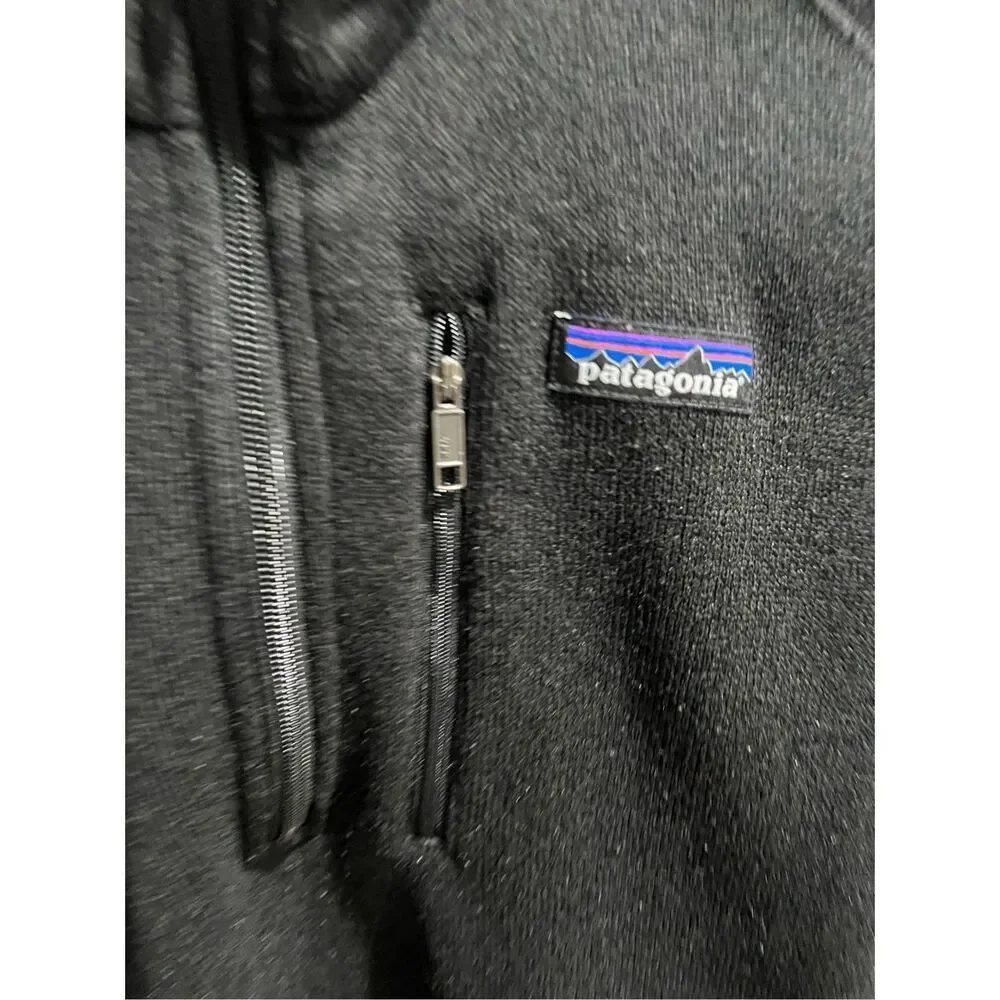 Patagonia 1/4 Zip Black Pullover Better Sweater Jacket Men’s XS